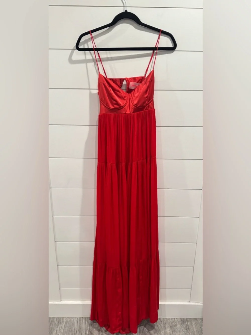 Free People Red Freya bustier Maxi Dress - Picture 5 of 9